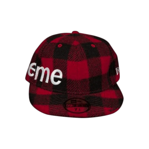 Supreme New Era Buffalo Check 'Red'