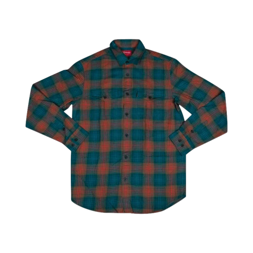 Supreme Ombre Plaid Shirt 'Teal'