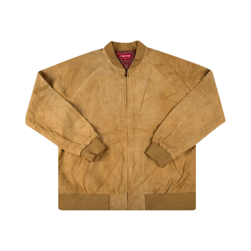 Supreme Suede Bomber Jacket 'Tan'