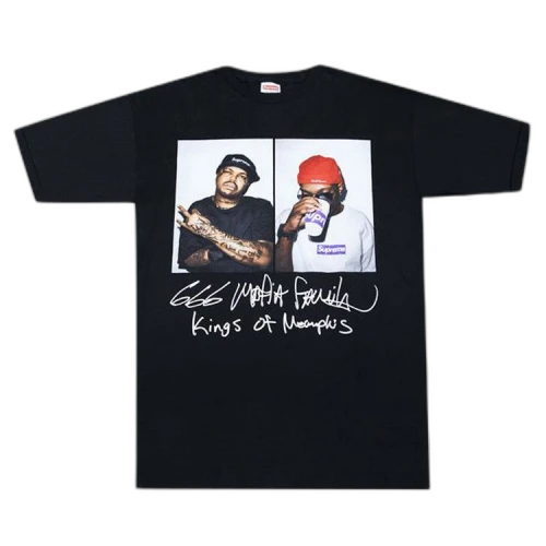 Supreme Three 6 Mafia Tee 'Black'