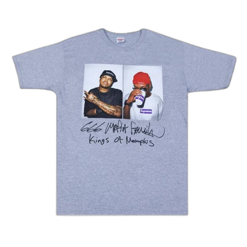 Supreme Three 6 Mafia Tee 'Grey'