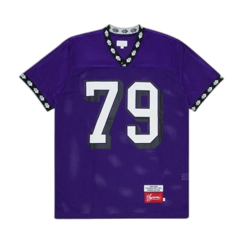 Vintage Supreme Diamond Rib Football Top 'Purple'