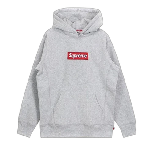 Supreme Box Logo Pullover 'Heather Grey'
