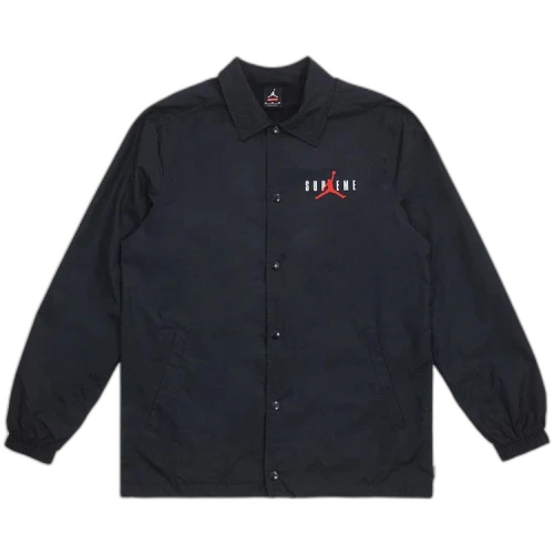 Supreme x Air Jordan Coaches Jacket 'Black'