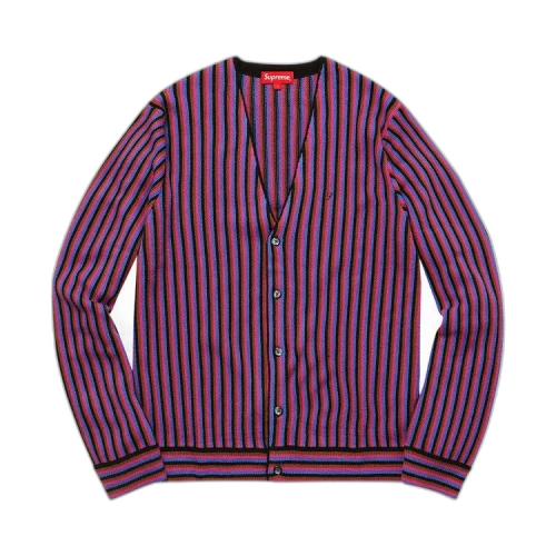 Supreme Micro Stripe Cardigan 'Multi'