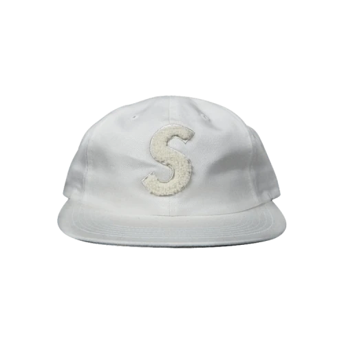 Supreme Chenille S-Logo 6 Panel 'White'