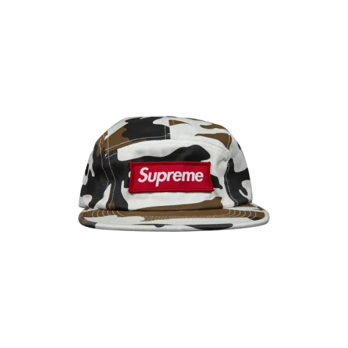 Supreme Camo Camp Cap 'White'