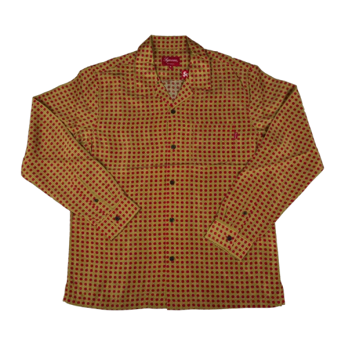 Supreme Cane Silk Shirt 'Red'