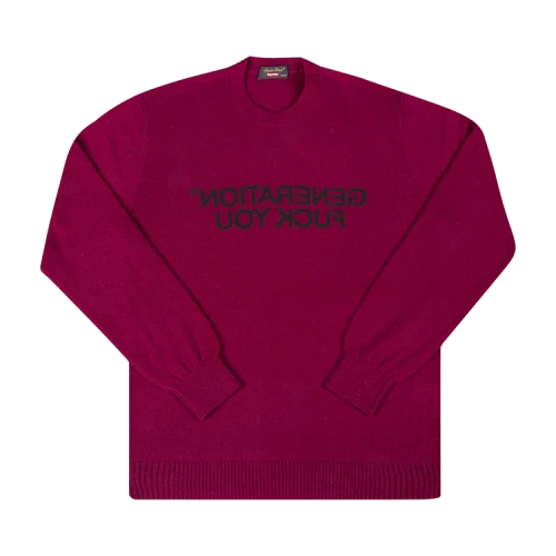 Supreme x Undercover Generation Fuck You Sweater 'Burgundy'