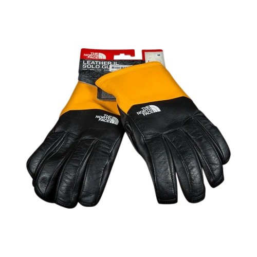 Supreme x The North Face Leather Gloves 'Yellow'