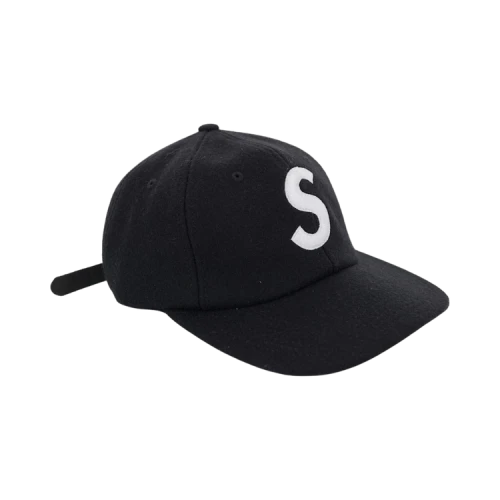 Supreme Wool S Logo 6-Panel 'Black'