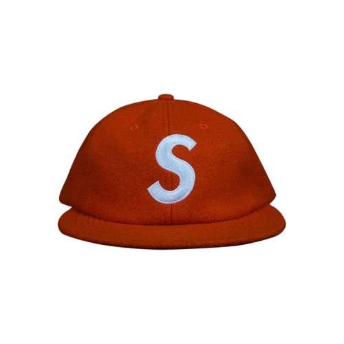 Supreme Wool S-Logo 6-Panel 'Orange'