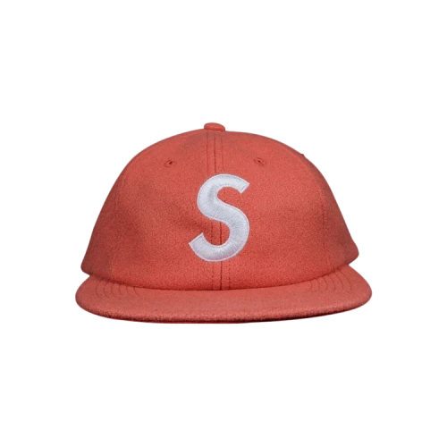 Supreme Wool S-Logo 6-Panel 'Pink'