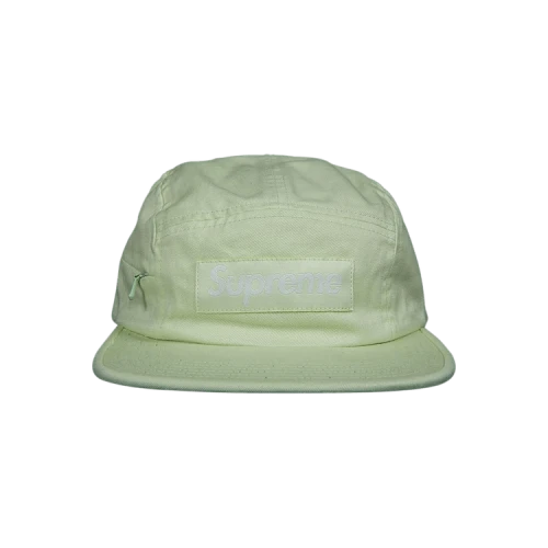 Supreme Side Zip Camp Cap 'Lime'