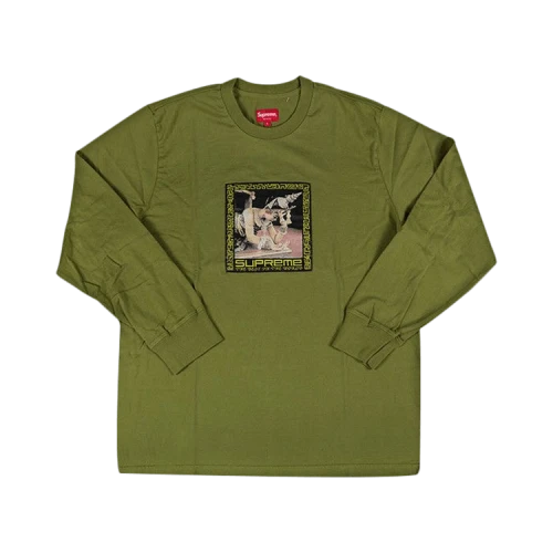 Supreme Best In The World Long-Sleeve T-Shirt 'Olive'