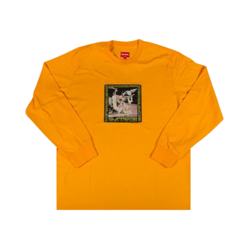 Supreme Best In The World Long-Sleeve T-Shirt 'Orange'