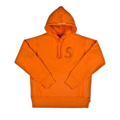Supreme Tonal S Logo Hoodie 'Bright Orange'