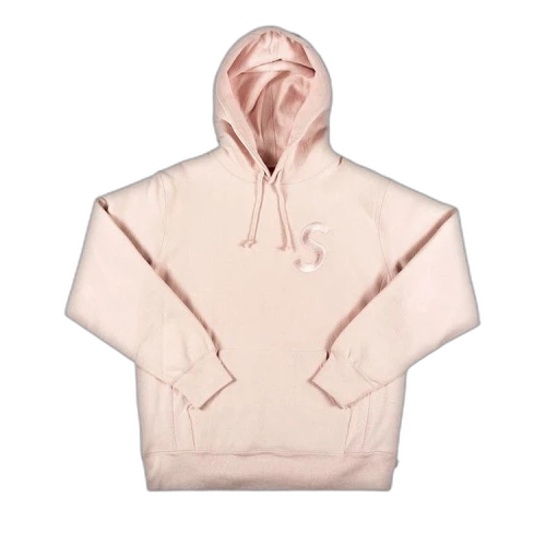 Supreme Tonal S Logo Hoodie 'Pale Pink'