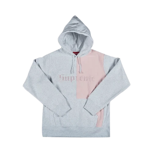 Supreme Old English Hooded Sweatshirt 'Ash Grey'