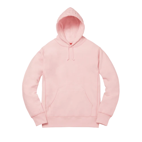 Supreme Bossed Logo Hooded Sweatshirt 'Pale Pink'