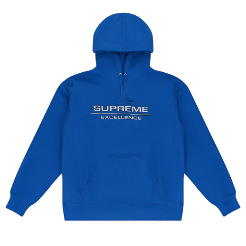 Supreme Main Reflective Excellence Hoodie 'Blue'