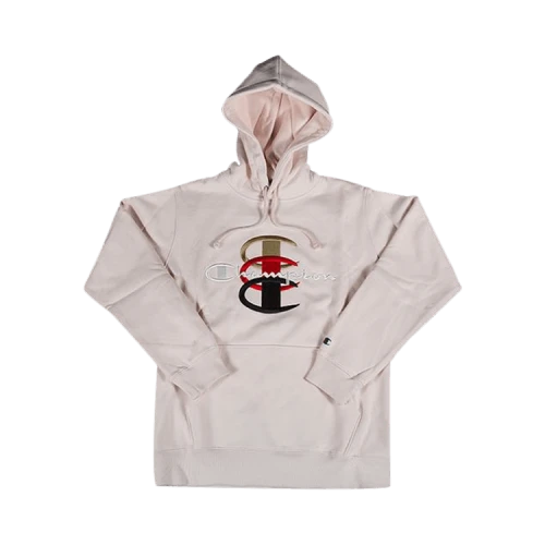 Supreme x Champion Stacked C Hooded Sweatshirt 'Pink'