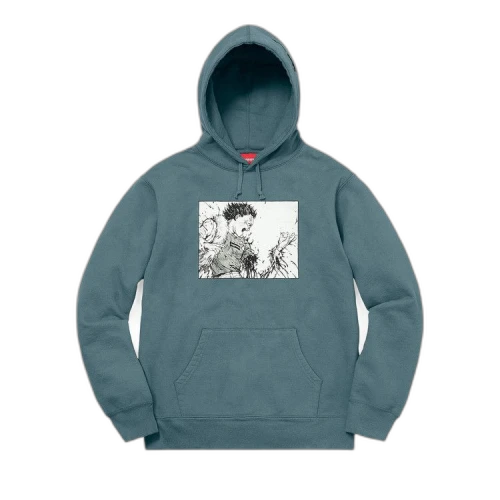 Supreme Akira Arm Hooded Sweatshirt 'Slate'