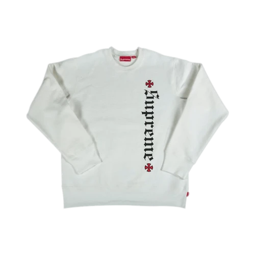 Supreme x Independent Fuck The Rest Crewneck 'White'