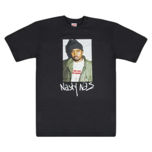 Supreme Nas T-Shirt 'Black'