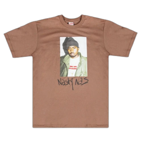 Supreme Nas T-Shirt 'Brown'