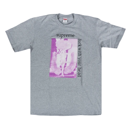 Supreme Fuck With Your Head T-Shirt 'Grey'