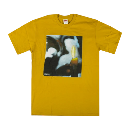 Supreme Candle T-Shirt 'Mustard'