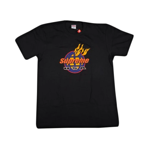 Supreme Fire T-Shirt 'Black'
