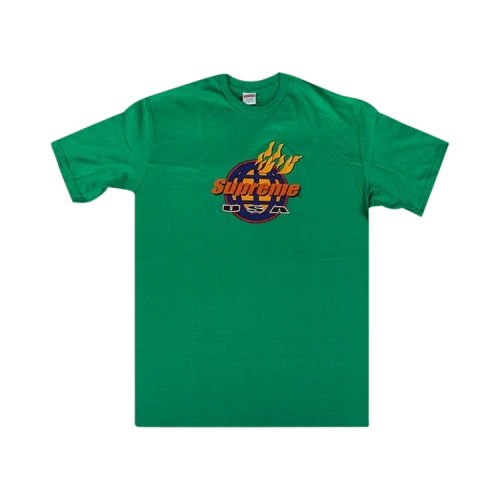 Supreme Fire T-Shirt 'Green'