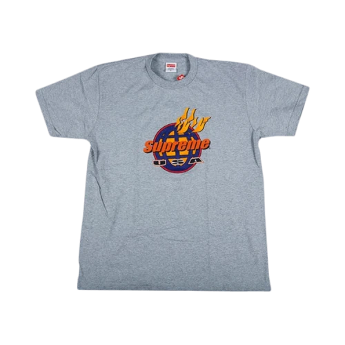 Supreme Fire T-Shirt 'Grey'