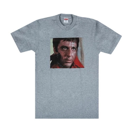 Supreme Scarface Shower Tee 'Heather Grey'