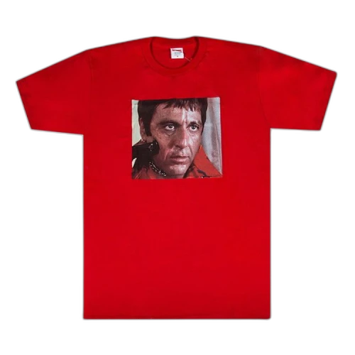 Supreme Scarface Shower Tee 'Red'