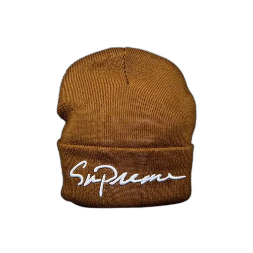 Supreme Classic Script Beanie 'Brown'