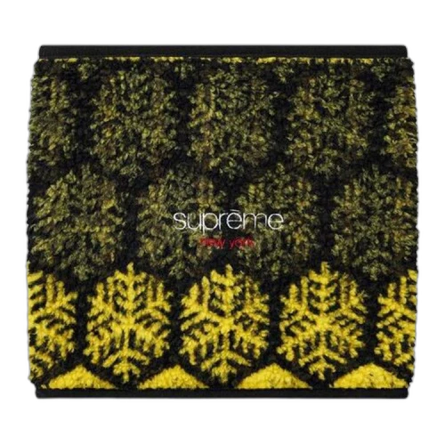 Supreme Snowflake Neck Gaiter 'Yellow'