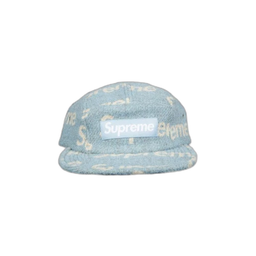 Supreme Harris Tweed Camp Cap 'Blue'