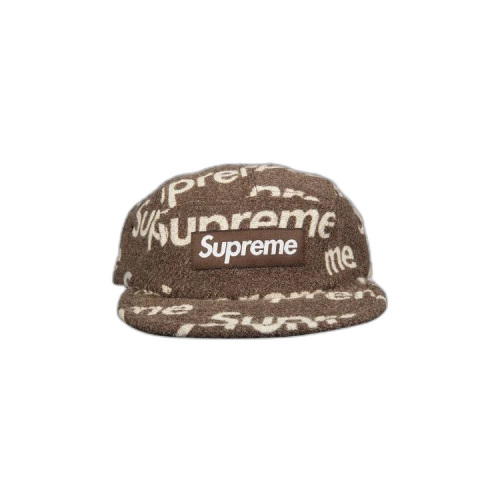 Supreme Harris Tweed Camp Cap 'Brown'