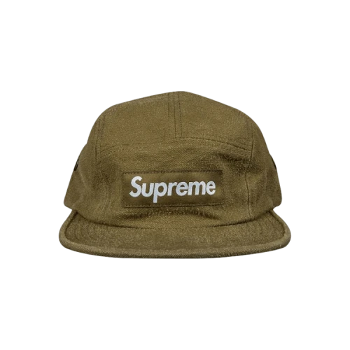 Supreme Napped Canvas Camp Cap 'Olive'