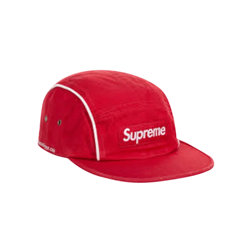 Supreme Piping Camp Cap 'Red'