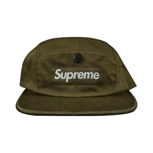 Supreme Snap Button Pocket Camp Cap 'Moss'