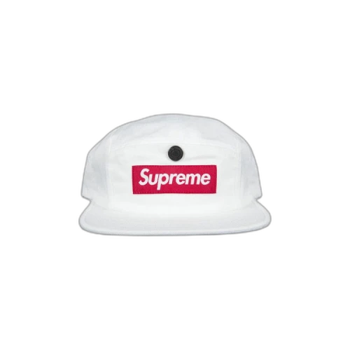 Supreme Snap Button Pocket Camp Cap 'White'