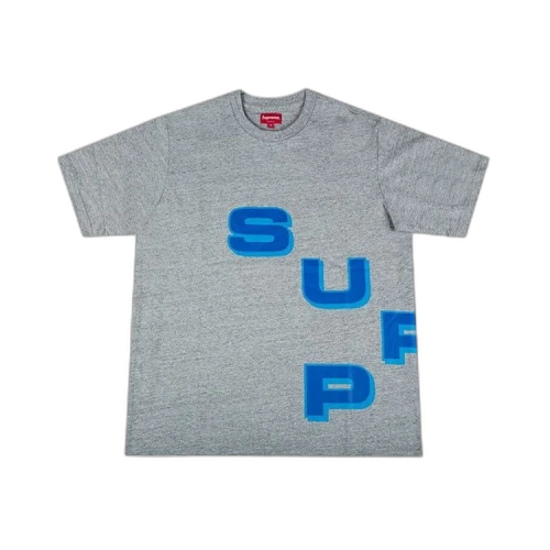 Supreme Stagger Tee 'Heather Grey'