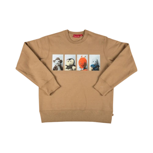 Supreme Mike Kelley Ahh...Youth! Crewneck Sweatshirt 'Brown'