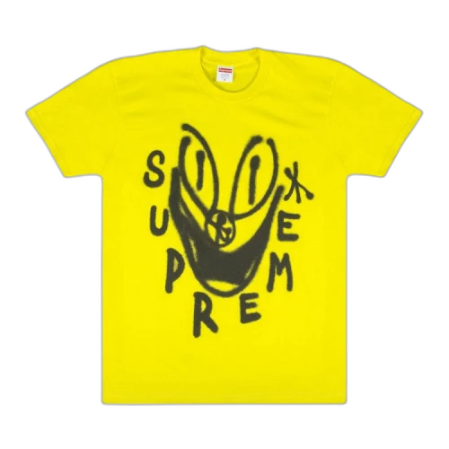 Supreme Smile T-Shirt 'Yellow'