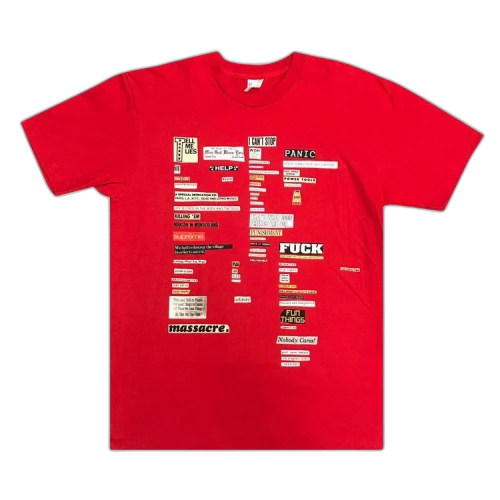 Supreme Cutouts Tee 'Red'