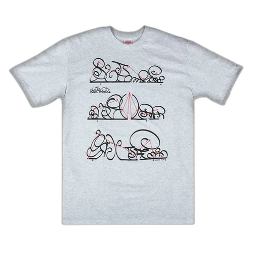 Supreme System Tee 'Ash Grey'